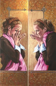 ‘The journey’, triptych, closed   